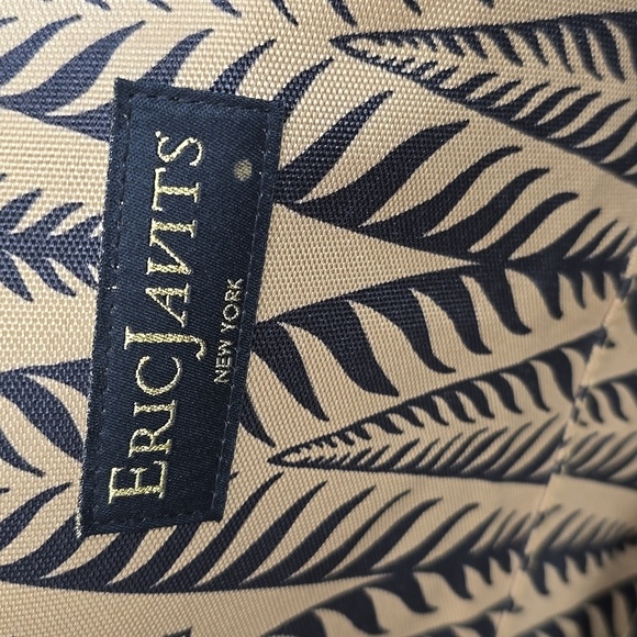 Eric Javits Squishee Tan Crossbody Bag with Rounded Shape and Decorative Trim - Picture 2 of 5